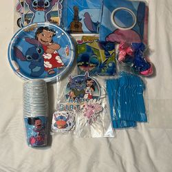 Blue LILO And Stitch Party Decoration