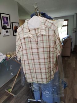 Blouse Multicolored Short Sleeve