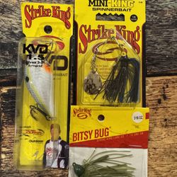 Lot Of Strike King Fishing Lures For Rods / Poles 