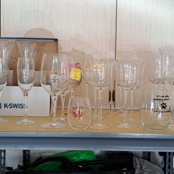 Wine Glasses Plus Plastic Wine Glasses for Sale in Scottsdale, AZ