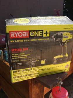 RYOBI Impact Wrench 18v
