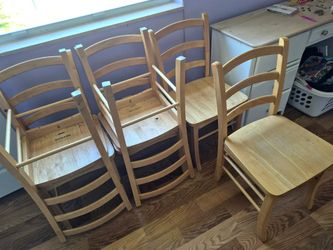 Kitchen table with six chairs - tile top
