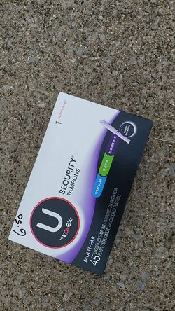 Brand new U by Kotex tampons 45 ct