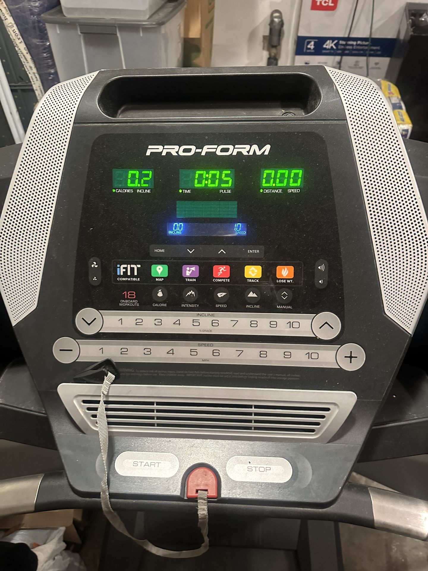 Pro form treadmill