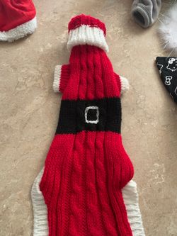 Dog Xmas sweater small/med