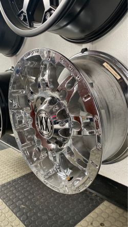 4 new 18” wheels 8x6.5 bolt pattern