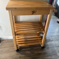 Utility- Kitchen Cart On Wheels 