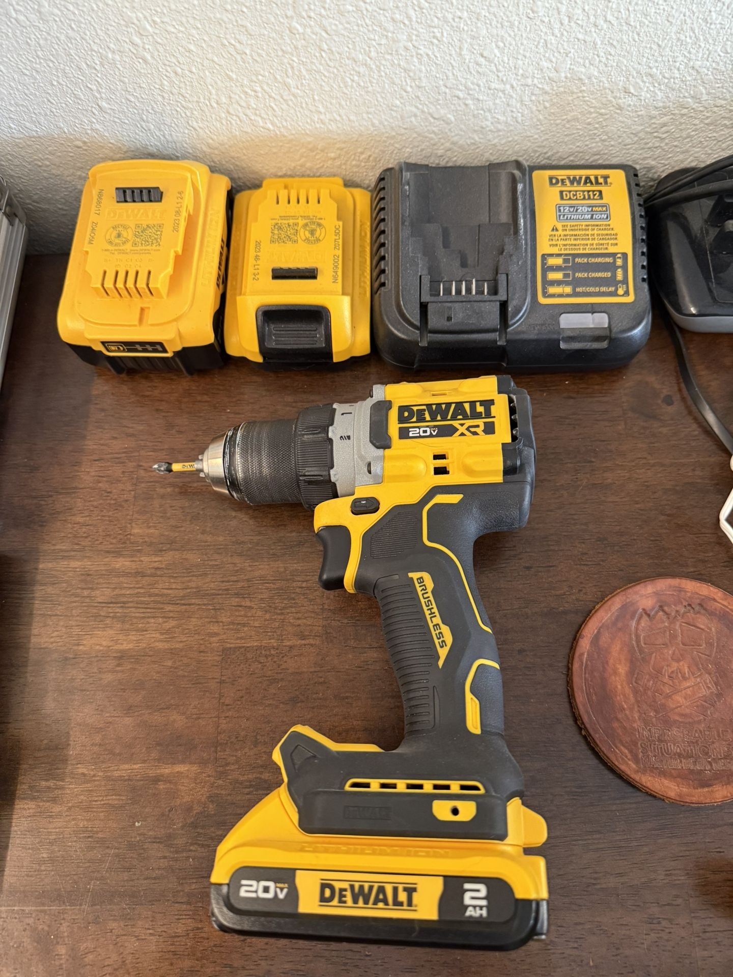 Dewalt Drill With 3 Batteries