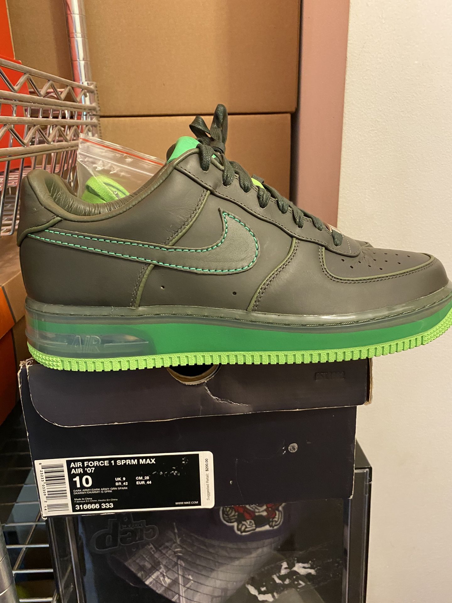 Army Green Nike Air Force 07 Low Supreme Nike Supreme Af1 Low