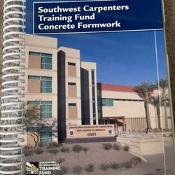 Carpenter Concrete Form work Text Book From Union 