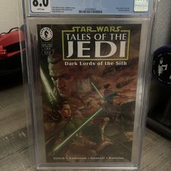 Star Wars Dark Lord Of The Sith Tales Of The Jedi #1 Dark Horse Comics CGC 8.0 