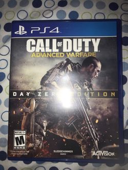 (PS4) Call of Duty Advanced Warfare Original Game $10