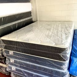 Queen Size Mattress Plush Firm 12 Inches Thick New From Factory High-Quality and Same Day Delivery 🚚 