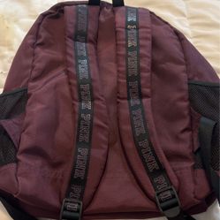 purple pink backpack 