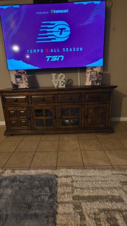 Fits 75" TV console