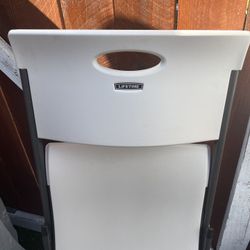 Lifetime Commercial Folding Chairs. $29ea