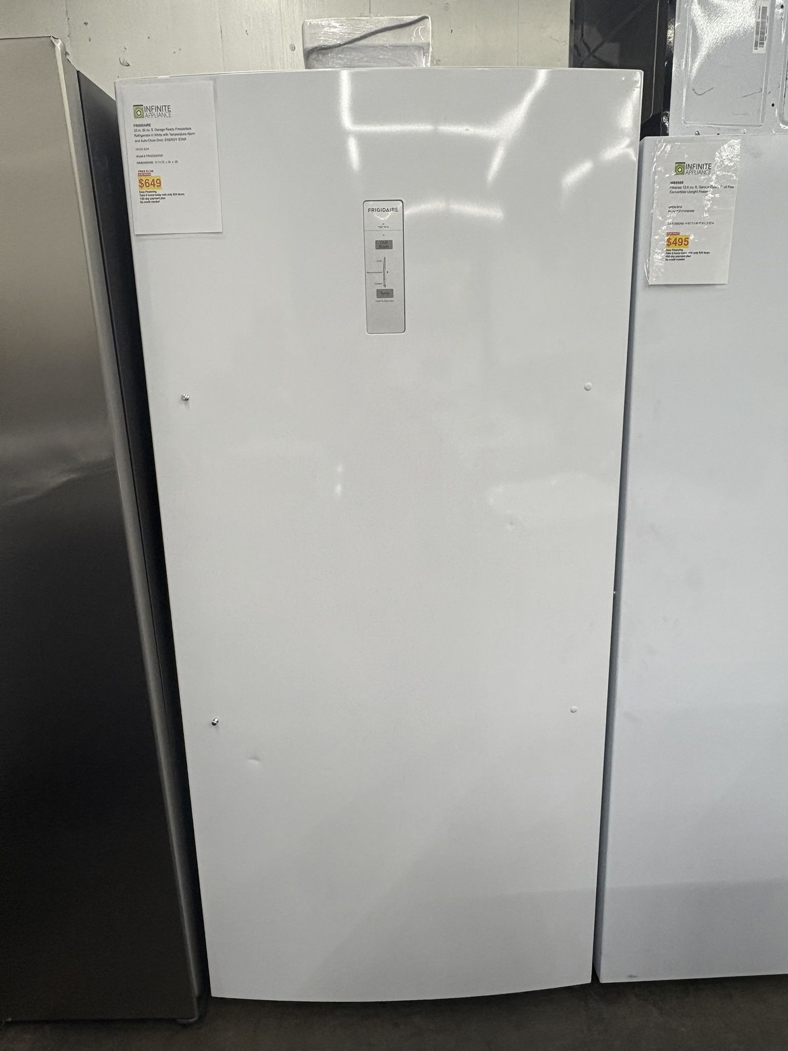FRIGIDAIRE 33 in. 20 cu. ft. Garage Ready Freezeriess Refrigerator