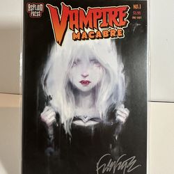 Vampire Macabre Halloween Special #1 Cover B Horror Comic Asylum Press New 2022 Signed By Frank Forte No COA.