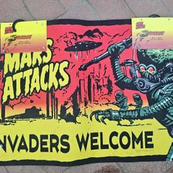 Mars Attack Door Mat