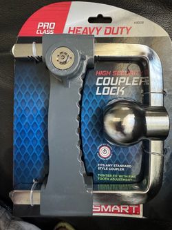 TowSmart Heavy-Duty Coupler Lock - new