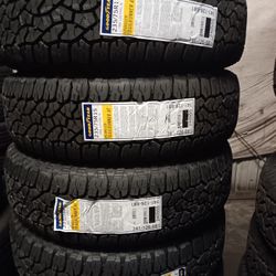 4 New Tires Installed/ Nuevas Llantas Instaladas 235/75/15 Good Year Tires