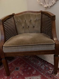 Cane wooden chair