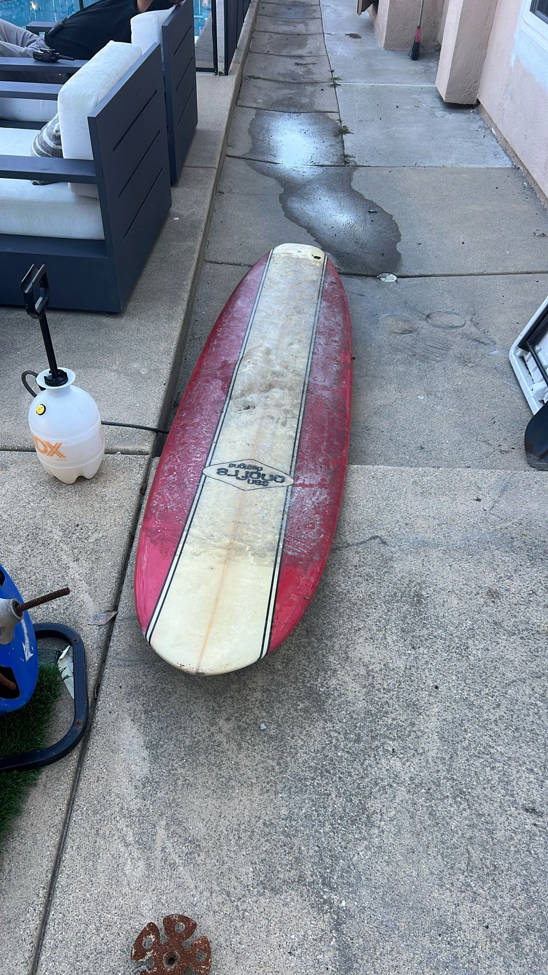 Free Surfboard, Has A Bubble In The Misdle