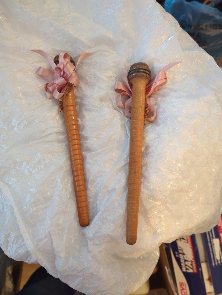 Wooden Weaving Spool/ Bobbin Vintage