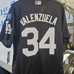 New With Tags Dodgers World Series Valenzuela Jersey M Only 