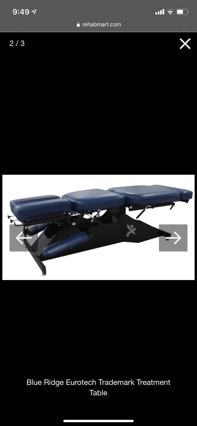 Eurotech Flexion Traction Table