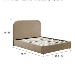 Gorgeous bed frame. Brand new. Never used