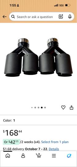 muffler tip for cars For Remus 2Pcs Y Pipe Dual Car Exhaust Tips Matte Carbon Fiber Black Stainless Double Exit Nozzles Muffler Tip Tail End
