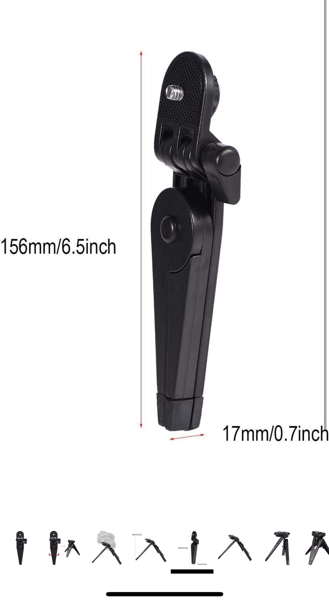 3-3Camera Tripod,1pc Portable Folding Cam Holder Plastic Mini Tripod Stand Mount Holder for Cellphone Camera,Digital Camera, Smartphone, Sports Camera