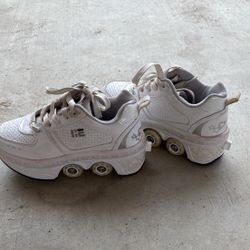 Four Wheel Dual Skating Shoes 