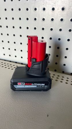 Milwaukee M12 RedLithium High Output XC5.0 Battery