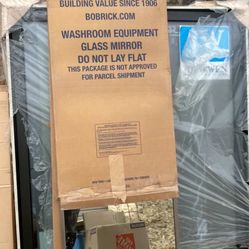 Bobrick Bathroom Glass Mirror 60x24