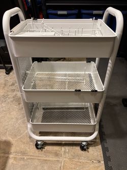 Mainstay 3 tier metal cart