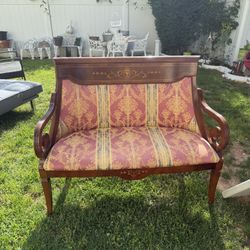 Antique Mahogany Bench