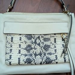 Coach Madison Felicia Python Embossed Crossbody Bag Handbag  Leather Purse