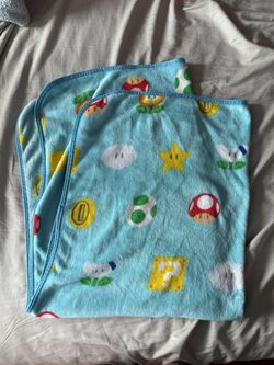 Mario Themed Baby Blanket