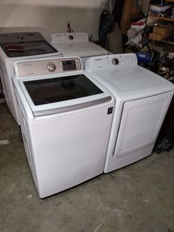 Samsung washer and electric dryer Large Capacity