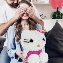 Hello Kitty Flowers Valentines Gift 