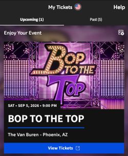 Bop to the Top Tickets