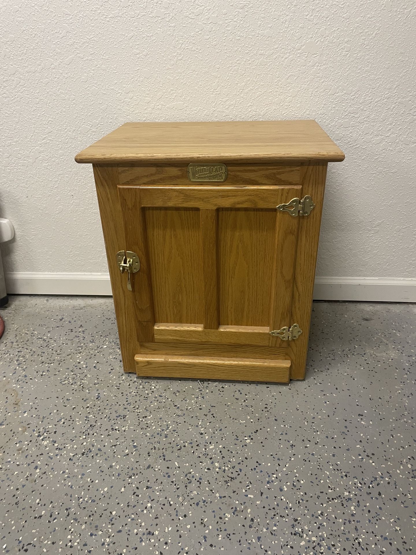 White Clad End Table