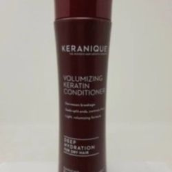 Keranique Volumizing Keratin Conditioner 8oz Deep Hydration for Dry Hair