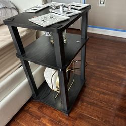 Small Black End Table 