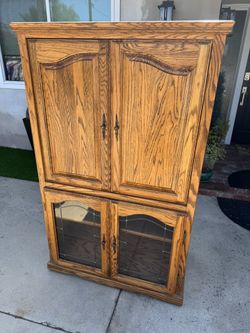 TV Wood Cabinet