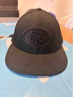 San Francisco 49ers new era 59Fifty 7 1/4 TRIPLE BLACK HAT