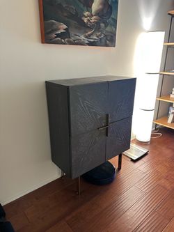 CB2 JAX Cerused Entryway Cabinet