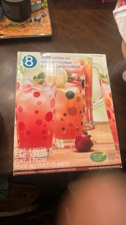 Acrylic Tumbler Set of 8